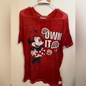 Disney Red Minnie Mouse Shirt (C)